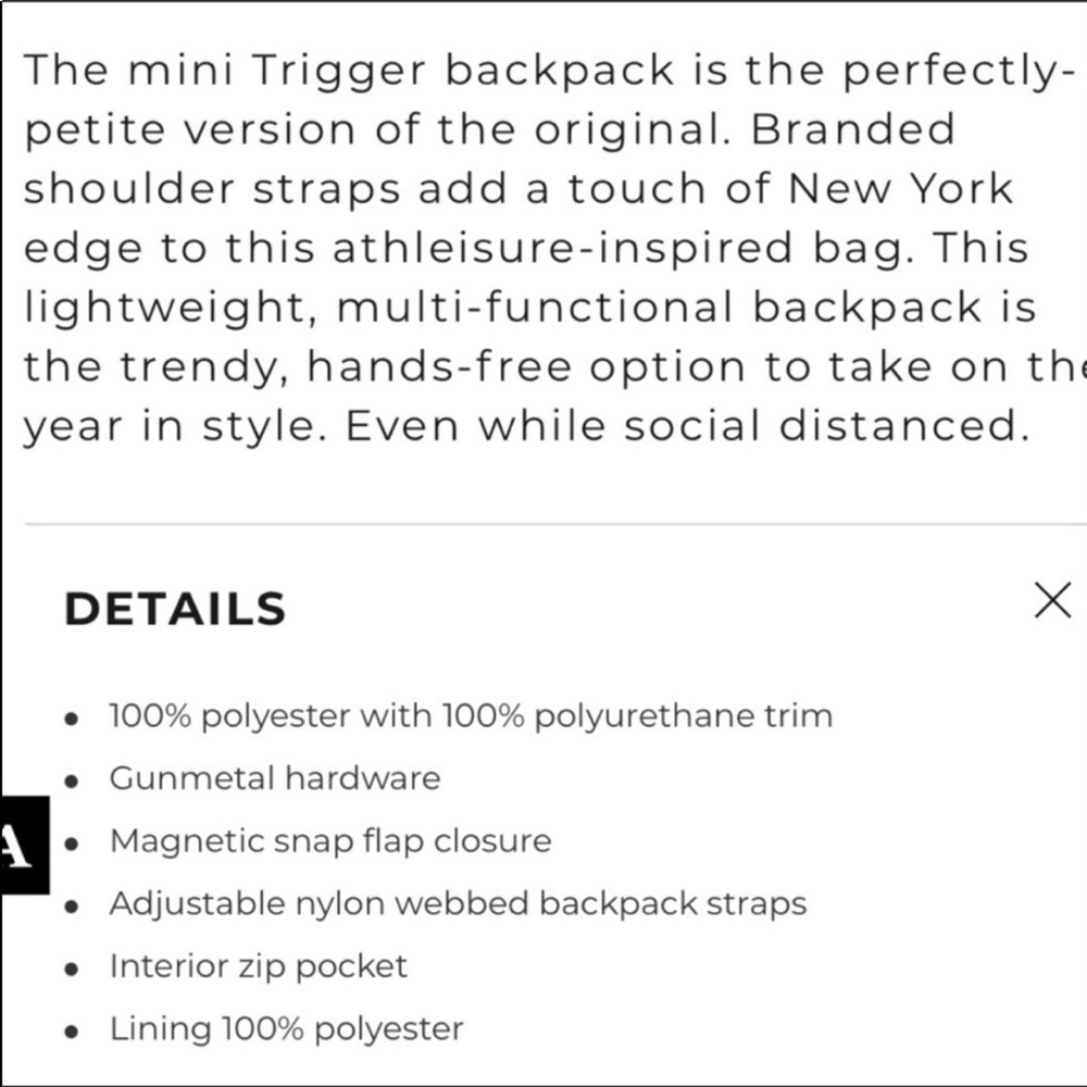 Botkier | New York Trigger Mini Backpack - Picture 11 of 12